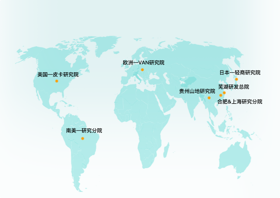 全球研发布局地图